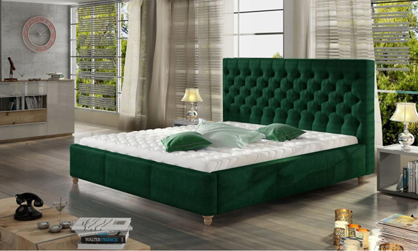 łóżko tapicerowane chester